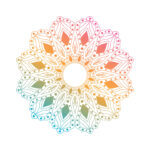 Ornamental mandala design element. Vector frame mandala in vibrant green, pink and orange colors . Circle Mandala with floral patterns. Ornamental mandala design element. Vector frame mandala in vibrant green, pink and orange colors . Circle Mandala with floral patterns.